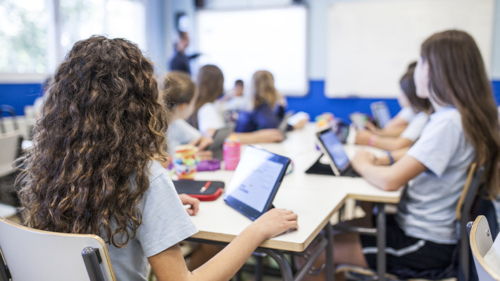 children in a classroom